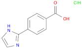Benzoic acid, 4-(1H-imidazol-2-yl)-, hydrochloride (1:1)