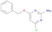 2-Pyrimidinamine, 4-chloro-6-(phenylmethoxy)-