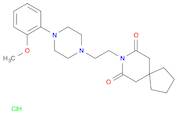8-Azaspiro[4.5]decane-7,9-dione, 8-[2-[4-(2-methoxyphenyl)-1-piperazinyl]ethyl]-, hydrochloride (1:2)