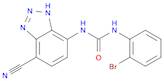 Urea, N-(2-bromophenyl)-N'-(4-cyano-1H-benzotriazol-7-yl)-