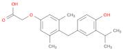 Acetic acid, 2-[4-[[4-hydroxy-3-(1-methylethyl)phenyl]methyl]-3,5-dimethylphenoxy]-