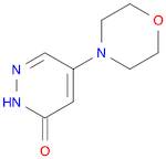 3(2H)-Pyridazinone, 5-(4-morpholinyl)-