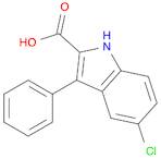 1H-Indole-2-carboxylic acid, 5-chloro-3-phenyl-