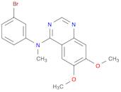 4-Quinazolinamine, N-(3-bromophenyl)-6,7-dimethoxy-N-methyl-