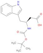 1H-Indole-3-butanoic acid, β-[[(1,1-dimethylethoxy)carbonyl]amino]-, (βS)-