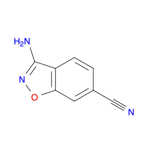 1,2-Benzisoxazole-6-carbonitrile, 3-amino-