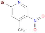 Pyridine, 2-bromo-4-methyl-5-nitro-