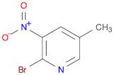 Pyridine, 2-bromo-5-methyl-3-nitro-