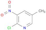 Pyridine, 2-chloro-5-methyl-3-nitro-