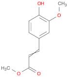 2-Propenoic acid, 3-(4-hydroxy-3-methoxyphenyl)-, methyl ester