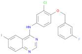 4-Quinazolinamine, N-[3-chloro-4-[(3-fluorophenyl)methoxy]phenyl]-6-iodo-