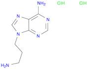 9H-Purine-9-propanamine, 6-amino-, hydrochloride (1:2)