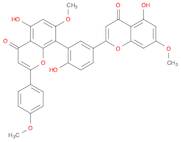 4H-1-Benzopyran-4-one, 5-hydroxy-8-[2-hydroxy-5-(5-hydroxy-7-methoxy-4-oxo-4H-1-benzopyran-2-yl)phenyl]-7-methoxy-2-(4-methoxyphenyl)-