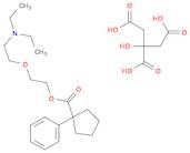 Cyclopentanecarboxylic acid, 1-phenyl-, 2-[2-(diethylamino)ethoxy]ethyl ester, 2-hydroxy-1,2,3-propanetricarboxylate (1:1)