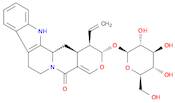 5H-Indolo[2,3-a]pyrano[3,4-g]quinolizin-5-one, 1-ethenyl-2-(β-D-glucopyranosyloxy)-1,2,7,8,13,13b,14,14a-octahydro-, (1R,2S,13bS,14aS)-