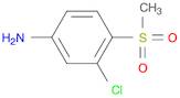 Benzenamine, 3-chloro-4-(methylsulfonyl)-