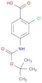 Benzoic acid, 2-chloro-4-[[(1,1-dimethylethoxy)carbonyl]amino]-