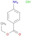 Benzoic acid, 4-amino-, ethyl ester, hydrochloride (1:1)