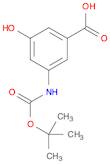 Benzoic acid, 3-[[(1,1-dimethylethoxy)carbonyl]amino]-5-hydroxy-