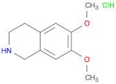 Isoquinoline, 1,2,3,4-tetrahydro-6,7-dimethoxy-, hydrochloride (1:1)