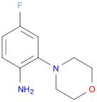 Benzenamine, 4-fluoro-2-(4-morpholinyl)-