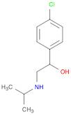 Benzenemethanol, 4-chloro-α-[[(1-methylethyl)amino]methyl]-