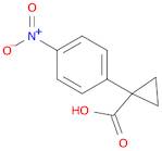 Cyclopropanecarboxylic acid, 1-(4-nitrophenyl)-
