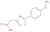 4-Thiazoleacetic acid, 2-(4-methoxyphenyl)-