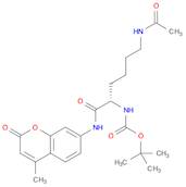 Carbamic acid, N-[(1S)-5-(acetylamino)-1-[[(4-methyl-2-oxo-2H-1-benzopyran-7-yl)amino]carbonyl]pentyl]-, 1,1-dimethylethyl ester
