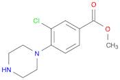 Benzoic acid, 3-chloro-4-(1-piperazinyl)-, methyl ester