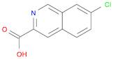 3-Isoquinolinecarboxylic acid, 7-chloro-