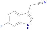 1H-Indole-3-acetonitrile, 6-fluoro-
