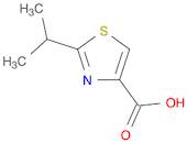 4-Thiazolecarboxylic acid, 2-(1-methylethyl)-