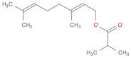 Propanoic acid, 2-methyl-, (2E)-3,7-dimethyl-2,6-octadien-1-yl ester