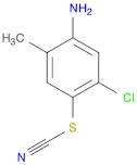 Thiocyanic acid, 4-amino-2-chloro-5-methylphenyl ester