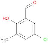 Benzaldehyde, 5-chloro-2-hydroxy-3-methyl-