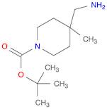 1-Piperidinecarboxylic acid, 4-(aminomethyl)-4-methyl-, 1,1-dimethylethyl ester