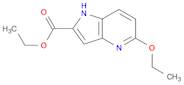 1H-Pyrrolo[3,2-b]pyridine-2-carboxylic acid, 5-ethoxy-, ethyl ester
