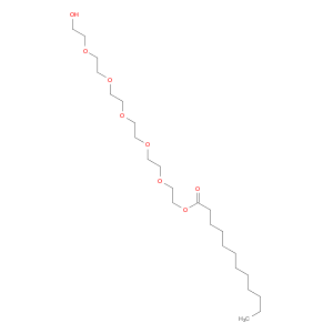 Dodecanoic acid, 17-hydroxy-3,6,9,12,15-pentaoxaheptadec-1-yl ester