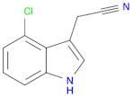 1H-Indole-3-acetonitrile, 4-chloro-