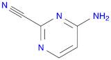 2-Pyrimidinecarbonitrile, 4-amino- (9CI)