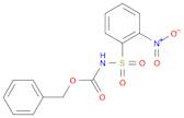 Carbamic acid, N-[(2-nitrophenyl)sulfonyl]-, phenylmethyl ester