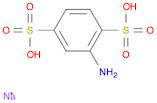 1,4-Benzenedisulfonic acid, 2-amino-, sodium salt (1:1)