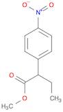 Benzeneacetic acid, α-ethyl-4-nitro-, methyl ester