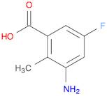 Benzoic acid, 3-amino-5-fluoro-2-methyl-