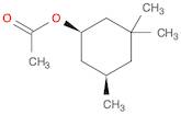 Cyclohexanol, 3,3,5-trimethyl-, 1-acetate, (1R,5R)-rel-