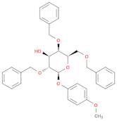 β-D-Galactopyranoside, 4-methoxyphenyl 2,4,6-tris-O-(phenylmethyl)-