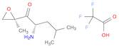 1-Pentanone, 2-amino-4-methyl-1-[(2R)-2-methyl-2-oxiranyl]-, (2S)-, 2,2,2-trifluoroacetate (1:1)