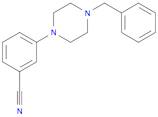 Benzonitrile, 3-[4-(phenylmethyl)-1-piperazinyl]-