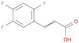 2-Propenoic acid, 3-(2,4,5-trifluorophenyl)-